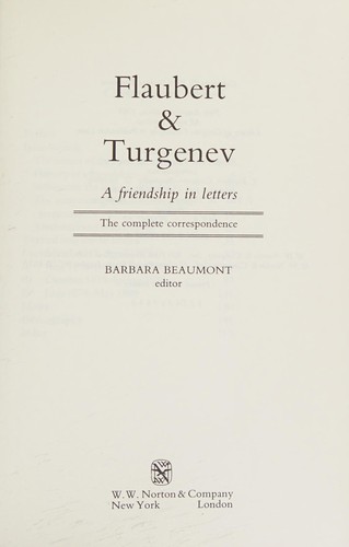 Flaubert & Turgenev