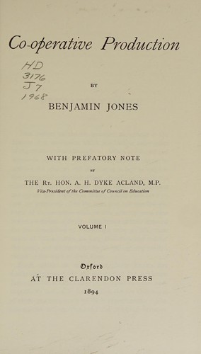 Co-operative production.