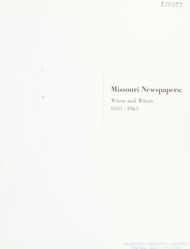 Missouri newspapers