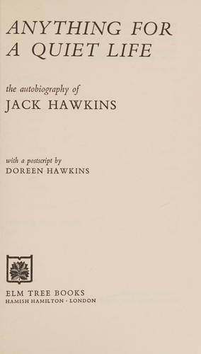 Anything for a quiet life