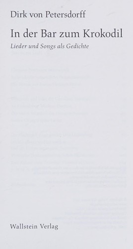 In der Bar zum Krokodil