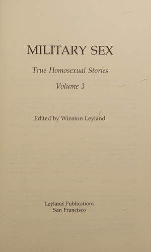 Military sex