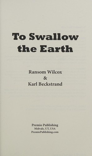 To Swallow the Earth