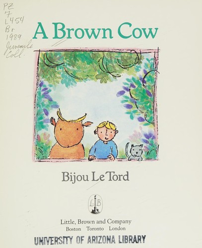 A brown cow