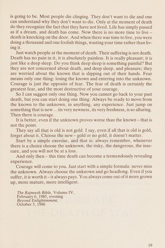 Death, the greatest fiction