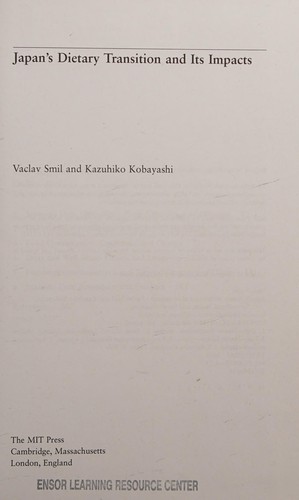 Japan's dietary transition and its impacts