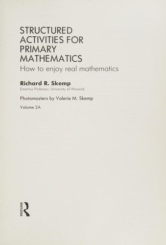 Structured Activities for Primary Mathematics