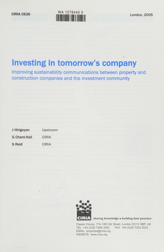 Investing in Tomorrow's Company