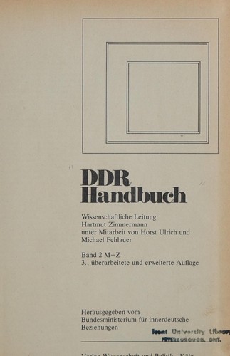 DDR Handbuch