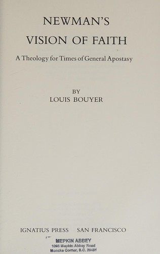 Newman's vision of faith