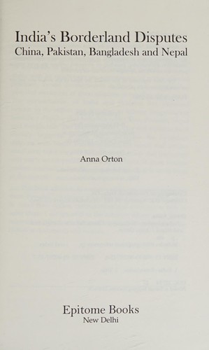 India's borderland disputes