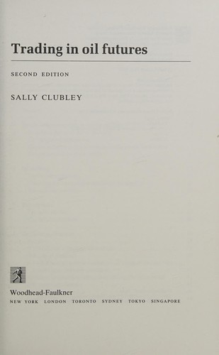 Trading in oilfutures