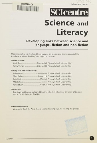 Science and literacy