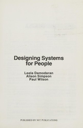 Designing systems for people