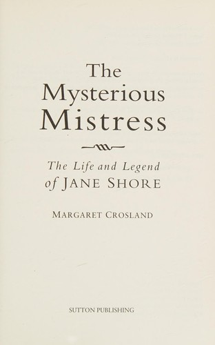 The mysterious mistress