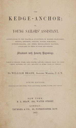 The kedge-anchor, or, Young sailors' assistant
