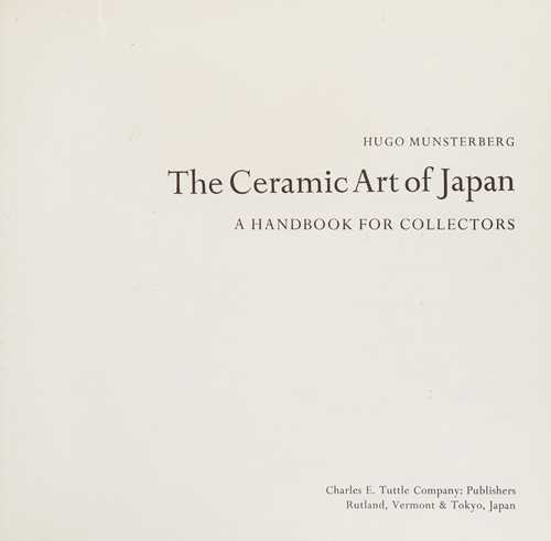 The ceramic art of Japan