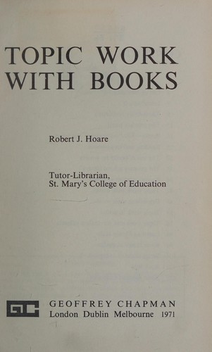 Topic work with books