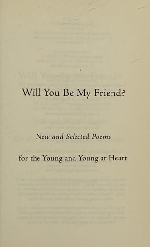 Will you be my friend?