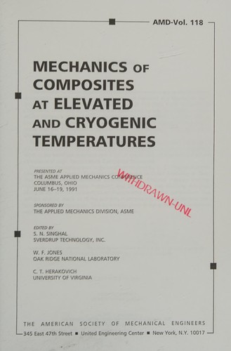 Mechanics of composites at elevated and cryogenic temperatures