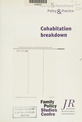 Cohabitation breakdown