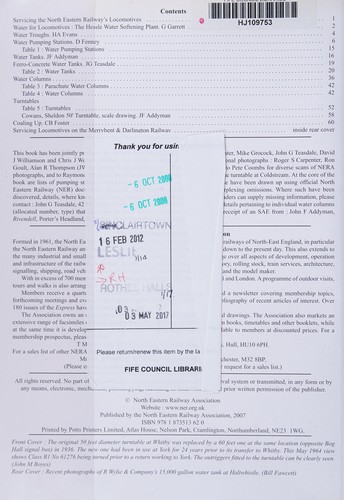 Servicing the North Eastern Railway's Locomotives