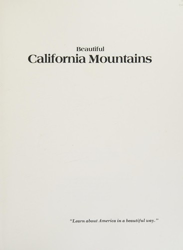 Beautiful California mountains