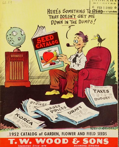 1952 catalog of garden, flower and field seeds