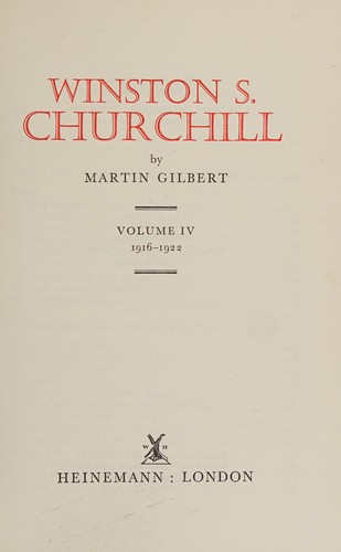 CHURCHILL, WINSTON S.