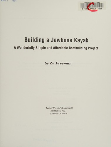 Building a jawbone kayak