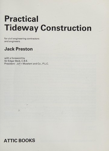 Practical Tideway Construction