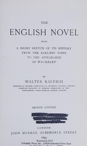 The English novel