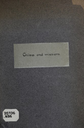 China and missions