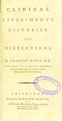 Clinical experiments, histories, and dissections