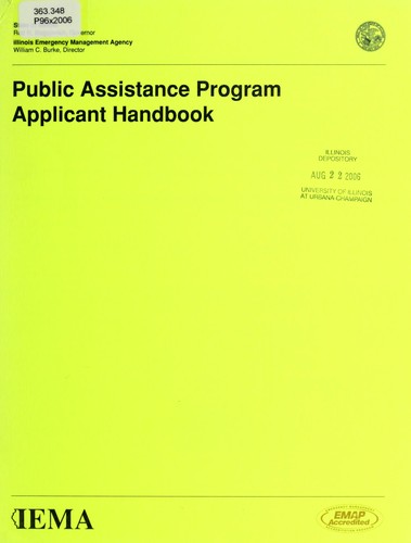 Public Assistance Program applicant handbook