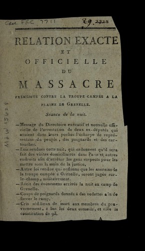 Relation exacte et officielle