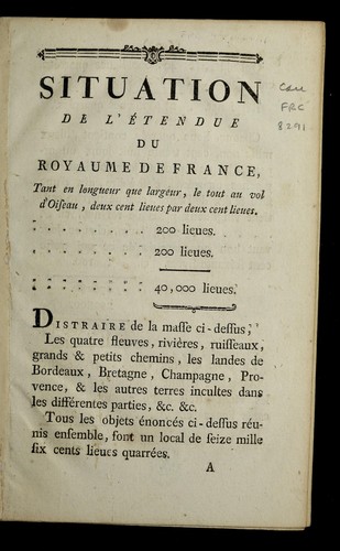 Situation de l'e tendue du royaume de France