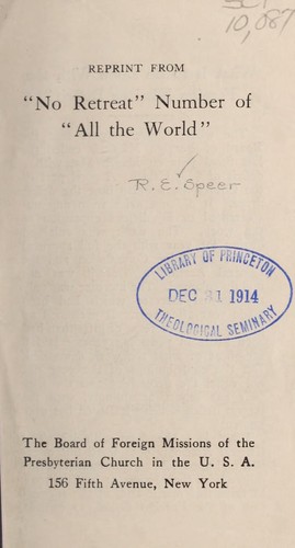 What is to be done with the foreign missions deficit?