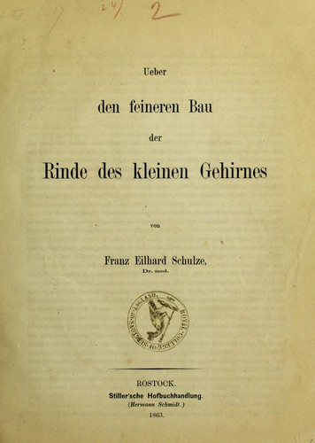 Ueber den feineren Bau der Rinde des kleinen Gehirnes