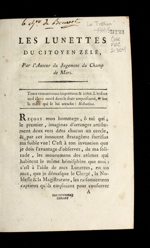 Les lunettes du citoyen ze le
