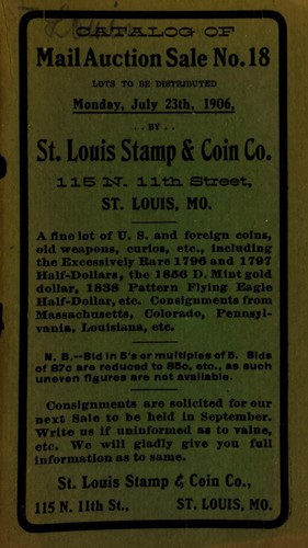 Catalog of mail auction sale no. 18