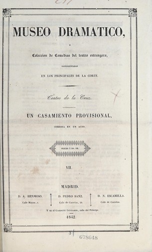 Un casamiento provisional