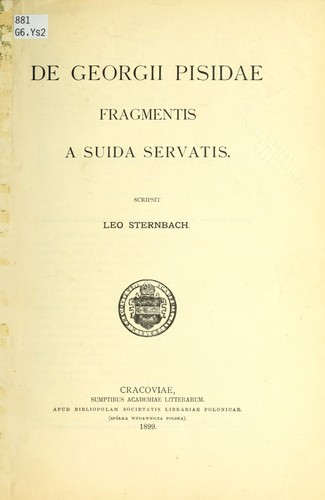 De Georgii Pisidae fragmentis a Suida servatis
