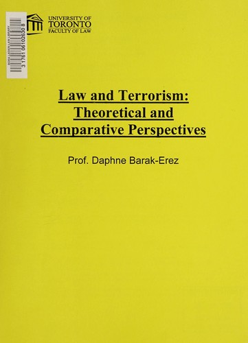 Law and terrorism