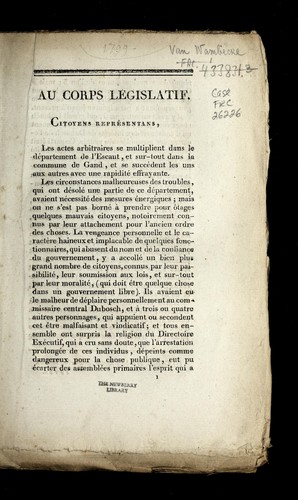 Au Corps le gislatif