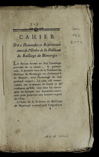 Cahier des demandes et repre sentations