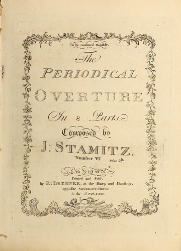 The periodical overture in 8 parts, number VI