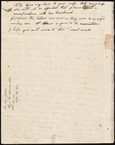 [Letter to] Dear sir