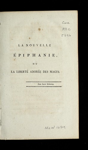 La nouvelle E piphanie
