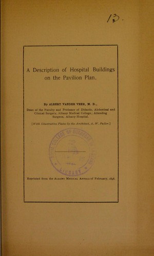 A description of hospital buildings on the pavilion plan
